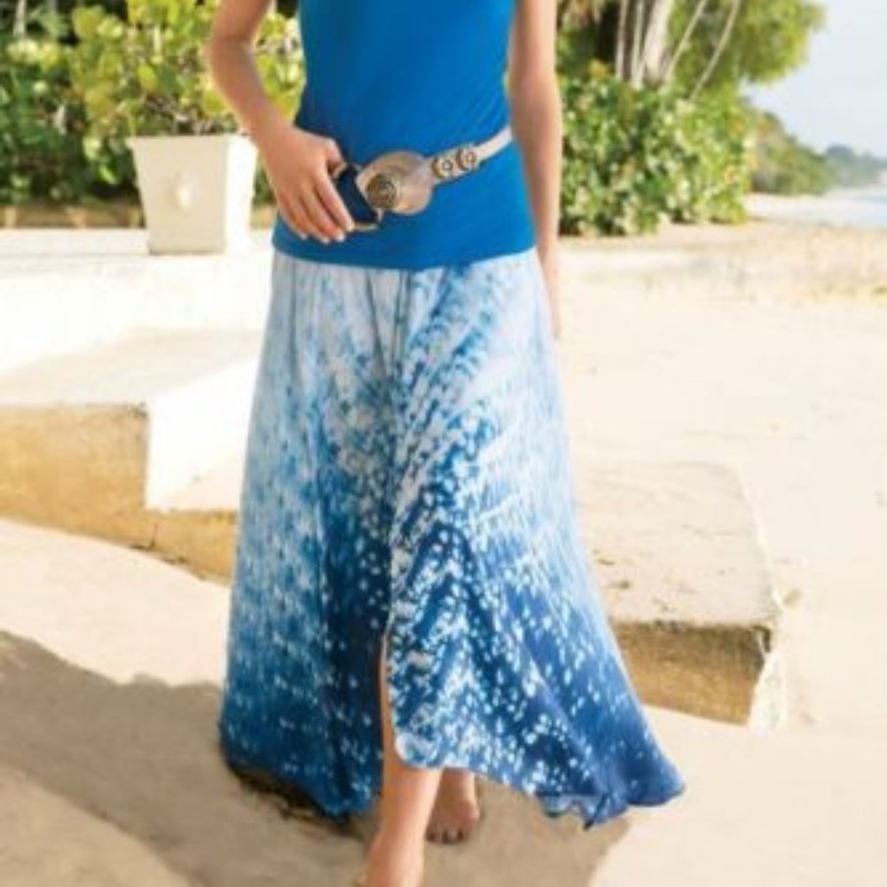 Soft Surroundings Ocean Skirt NWT XS